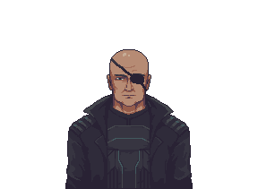 In-game portrait of James Bailey