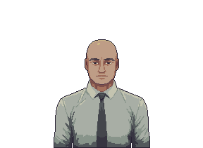 In-game portrait of John Smith