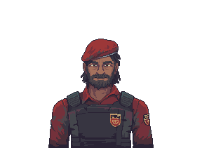 In-game portrait of Leroy
