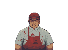 In-game portrait of The Butcher