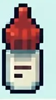 Red growth serum illustration