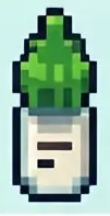 Green immunity serum illustration