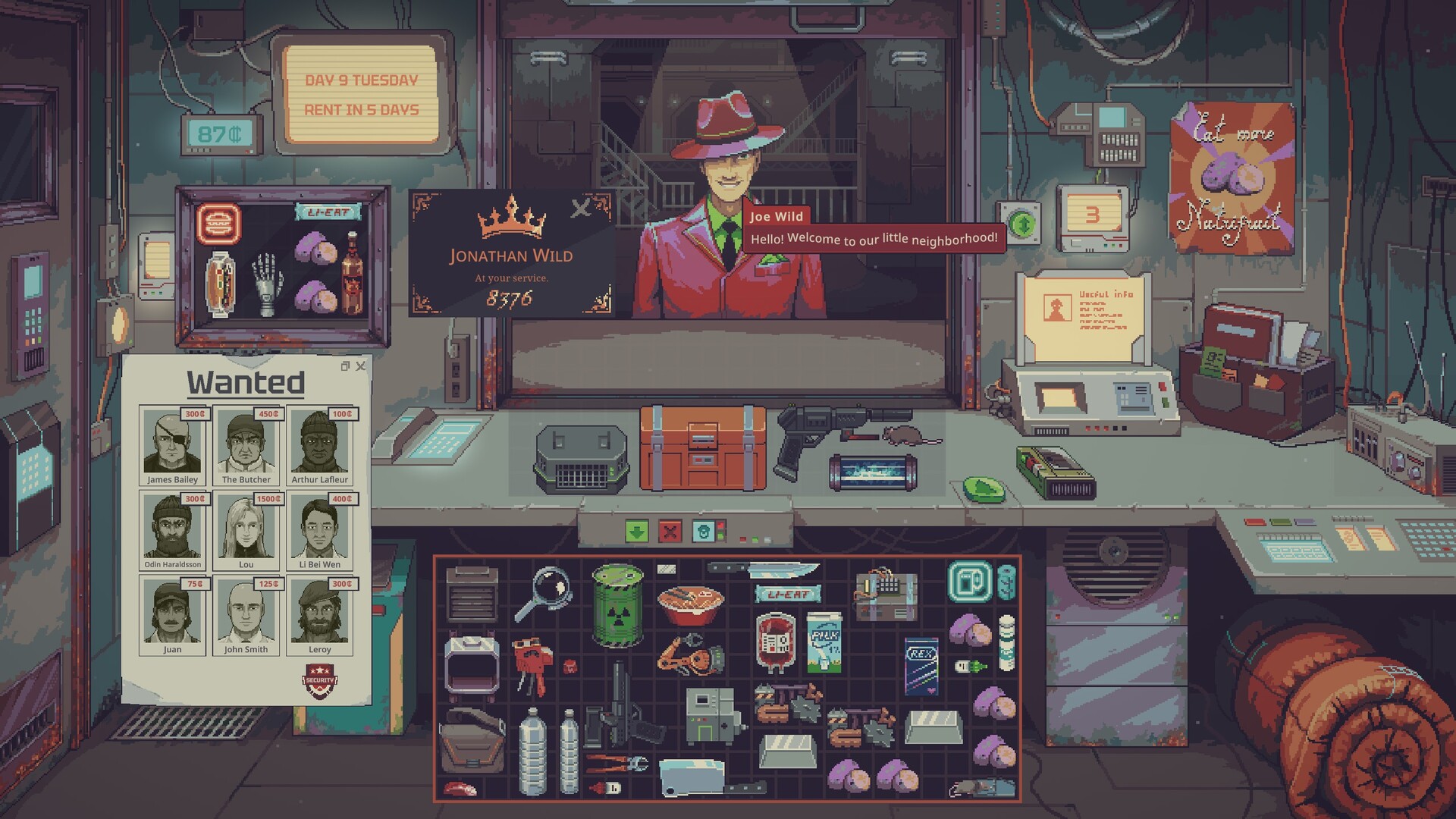 Steam store screenshot · shop interior and negotiation interface
